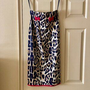 NWOT Collectif London Leopard Print Sky High Waist Pin Up Skirt XS